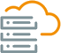 Stilisierter Server im Internet